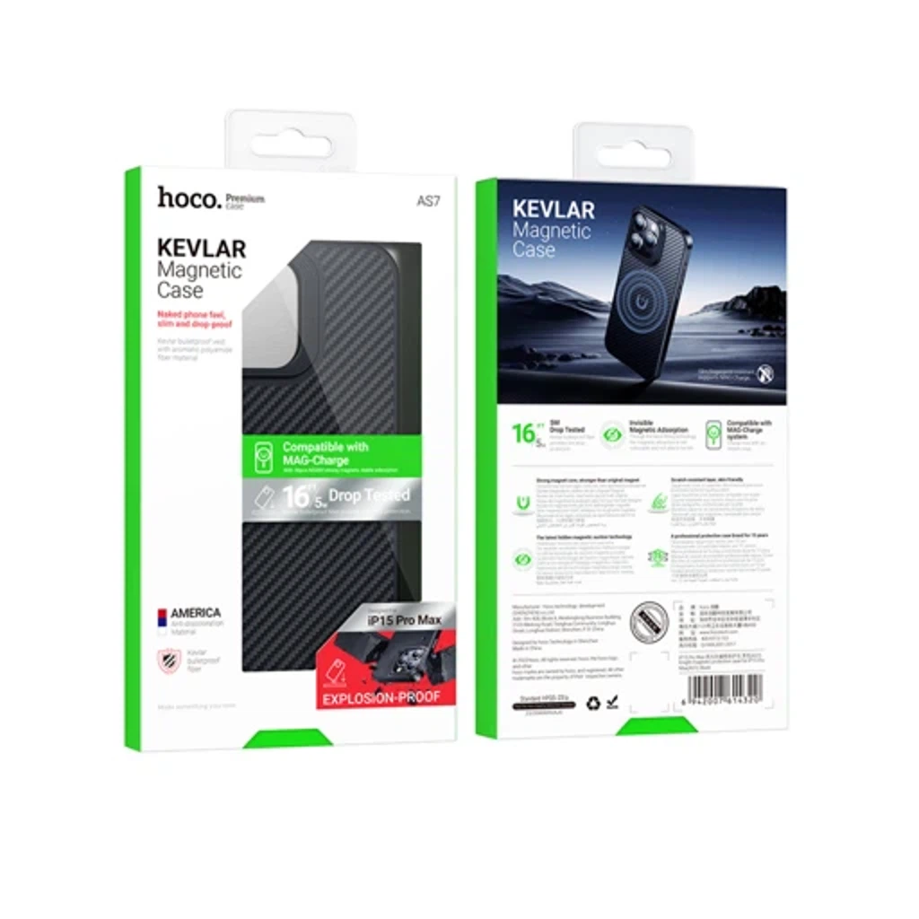 Hoco Knight magnetic protective case for IPhone 15 Pro